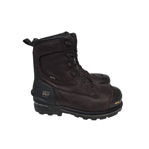 Timberland Men's 8” Boondock HD Composite Toe WP Work Boots A28VR Brown Size 14W - Picture 2 of 8